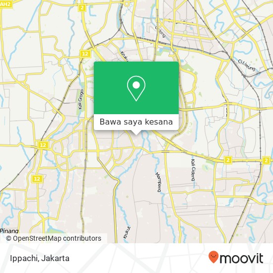 Peta Ippachi, Jalan Senayan Kebayoran Baru Jakarta Selatan 12180