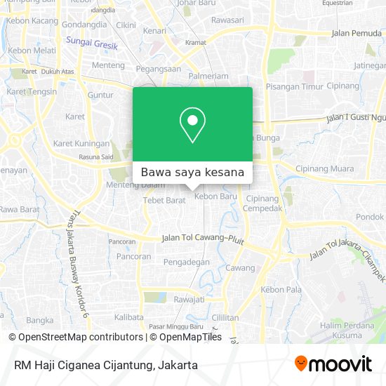 Peta RM Haji Ciganea Cijantung