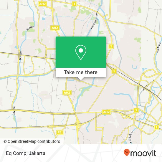 Peta Eq Comp, Jalan Pondok Cipta Raya Bekasi Barat Bekasi Kota 17134