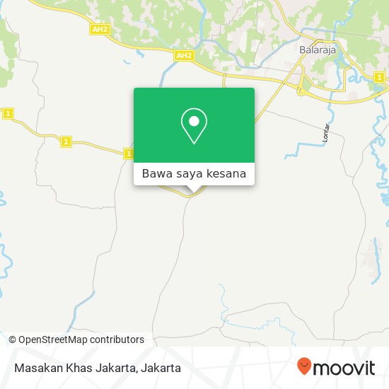 Peta Masakan Khas Jakarta, Jalan Raya Serang Balaraja 15616