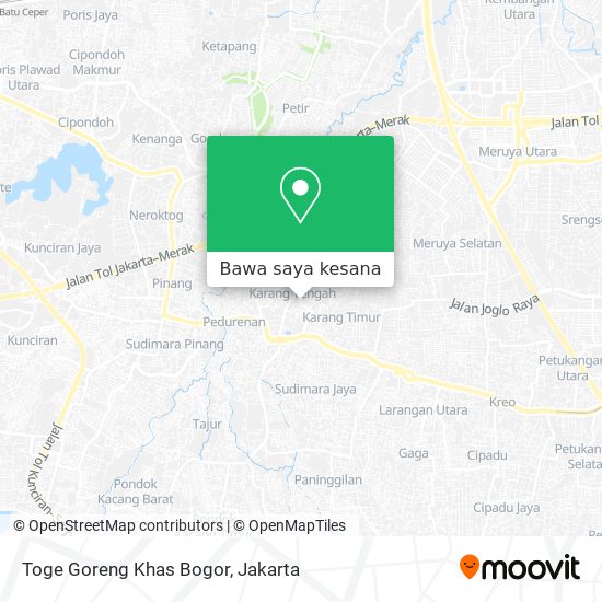 Peta Toge Goreng Khas Bogor