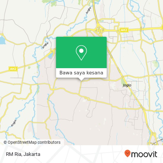Peta RM Ria, Jalan Dr. Sutomo Kembangan Jakarta 11640