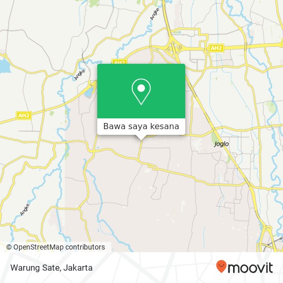 Peta Warung Sate, Jalan Dr. Sutomo Kembangan Jakarta 11640