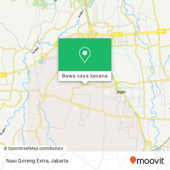 Peta Nasi Goreng Extra, Jalan Joglo Raya Kembangan Jakarta 11640