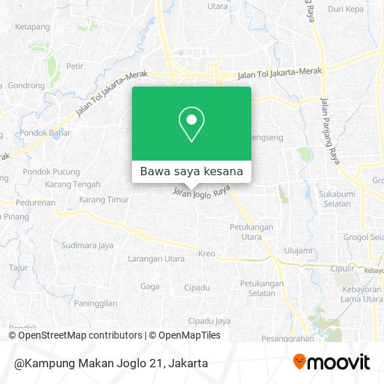 Peta @Kampung Makan Joglo 21