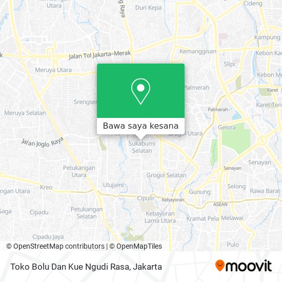 Peta Toko Bolu Dan Kue Ngudi Rasa