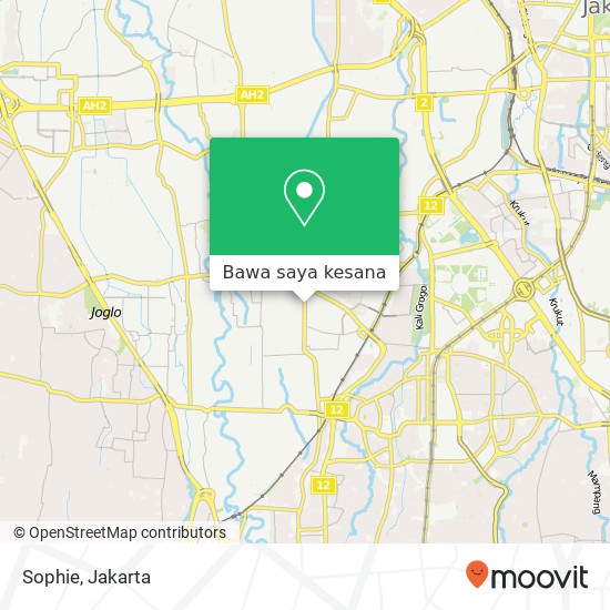 Peta Sophie, Jalan Kebayoran Lama Kebon Jeruk Jakarta 11560