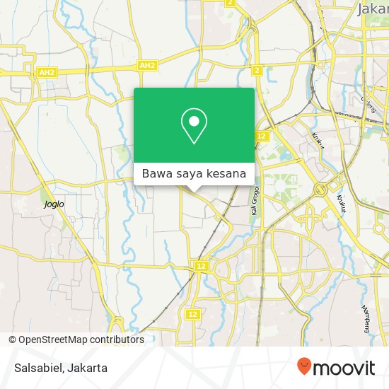 Peta Salsabiel, Kebayoran Lama Jakarta 12210