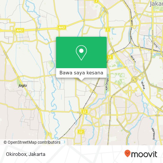 Peta Okirobox, Kebayoran Lama Jakarta 12210