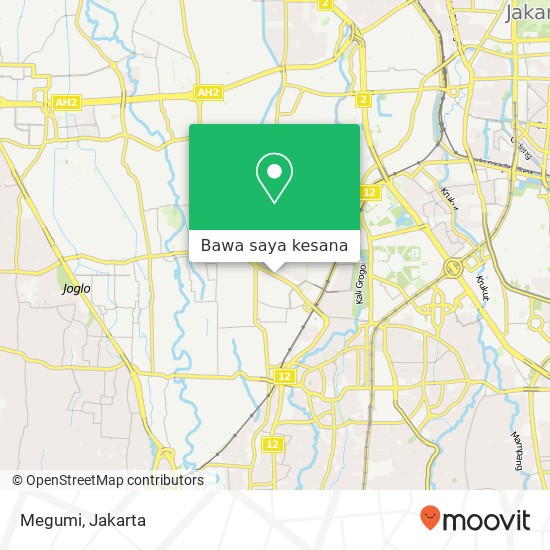 Peta Megumi, Kebayoran Lama Jakarta 12210