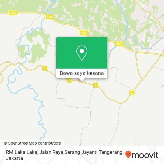 Peta RM Laka Laka, Jalan Raya Serang Jayanti Tangerang