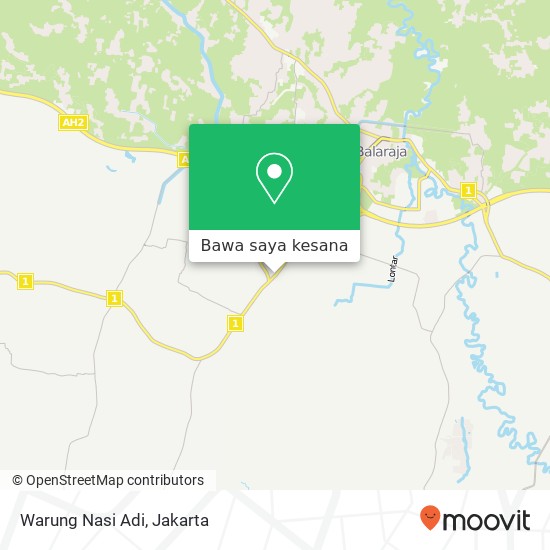 Peta Warung Nasi Adi, Jalan Raya Serang Balaraja 15617