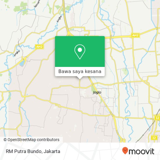 Peta RM Putra Bundo, Jalan Meruya Selatan Kembangan Jakarta 11640