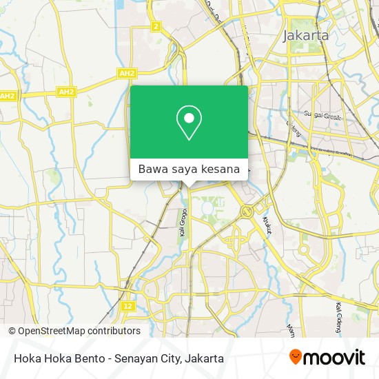 Peta Hoka Hoka Bento - Senayan City