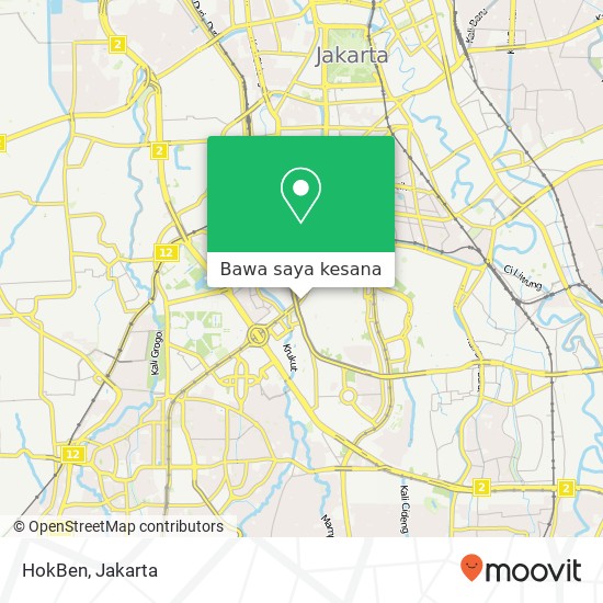 Peta HokBen, Jalan Jend. Sudirman Setiabudi Jakarta 12920