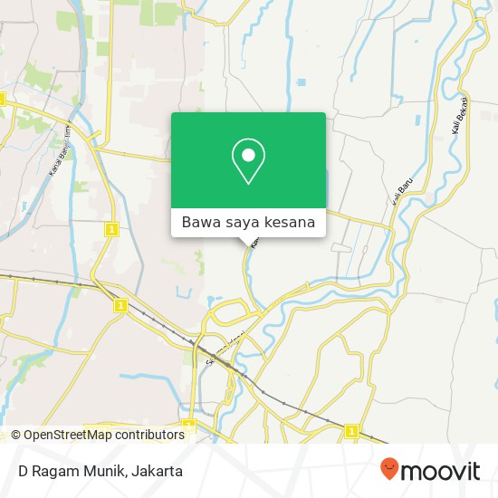 Peta D Ragam Munik, Jalan K. H. Muchtar Tabrani Bekasi Utara Bekasi 17122