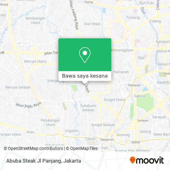Peta Abuba Steak Jl Panjang