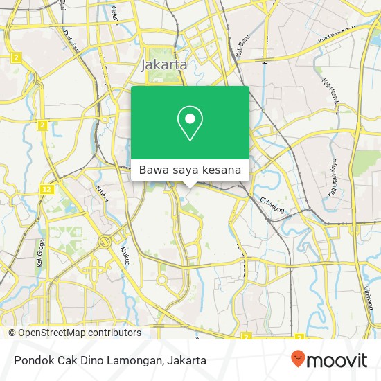 Peta Pondok Cak Dino Lamongan, Setiabudi Jakarta 12980