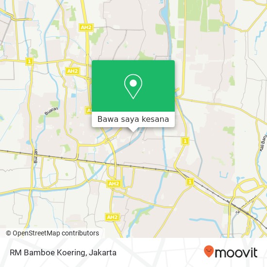 Peta RM Bamboe Koering, Jalan Rawa Kuning Cakung Jakarta 13950