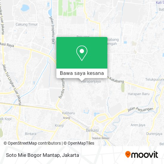 Peta Soto Mie Bogor Mantap
