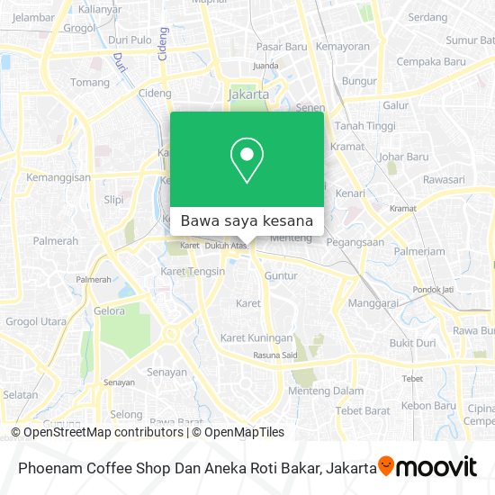 Peta Phoenam Coffee Shop Dan Aneka Roti Bakar