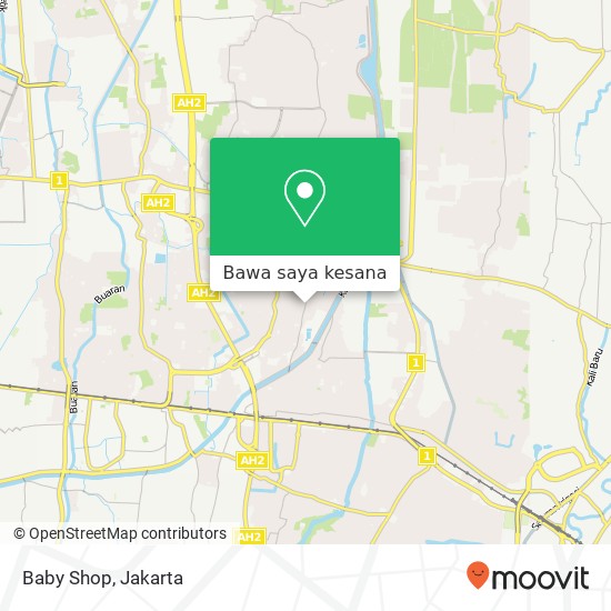Peta Baby Shop, Jalan Rawa Kuning Cakung Jakarta 13950