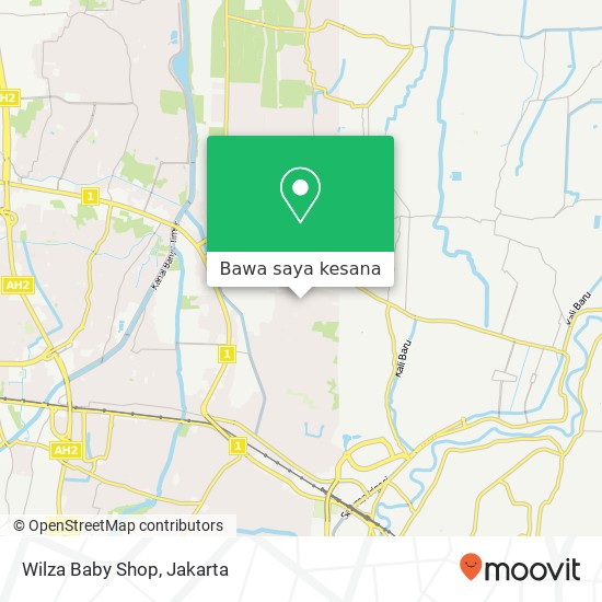 Peta Wilza Baby Shop, Jalan Raya Seroja Bekasi Utara Bekasi 17124