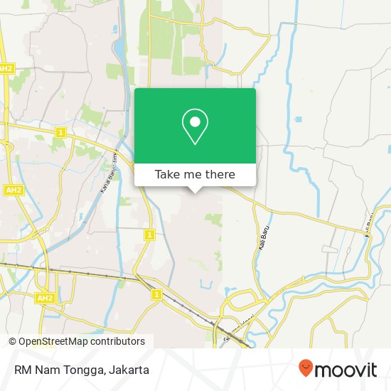 Peta RM Nam Tongga, Jalan Raya Seroja Bekasi Utara Bekasi 17124