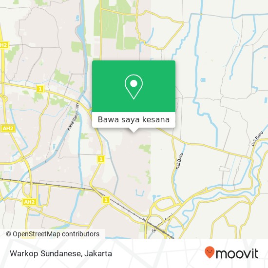 Peta Warkop Sundanese, Jalan Raya Seroja Bekasi Utara Bekasi 17124