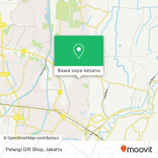 Peta Pelangi Gift Shop, Jalan Raya Seroja Bekasi Utara Bekasi Kota 17124