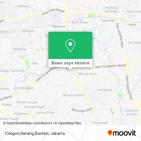 Peta Cilegon,Serang,Banten