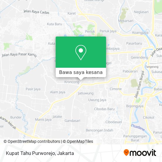 Peta Kupat Tahu Purworejo