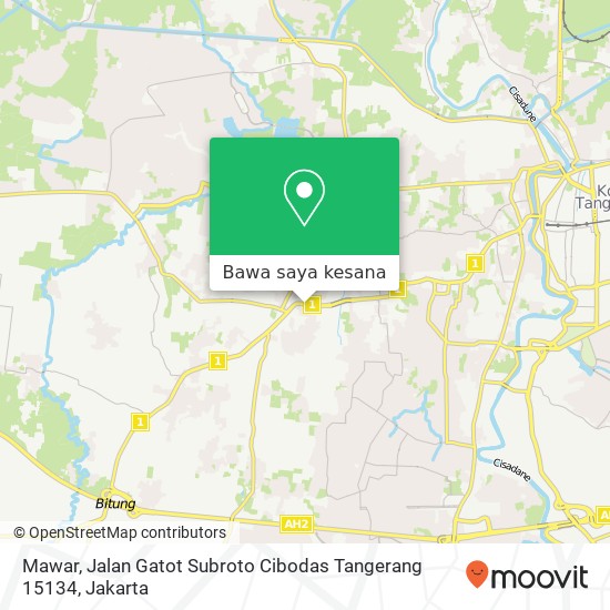 Peta Mawar, Jalan Gatot Subroto Cibodas Tangerang 15134