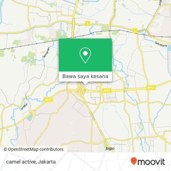 Peta camel active, Kembangan Jakarta Barat 11610