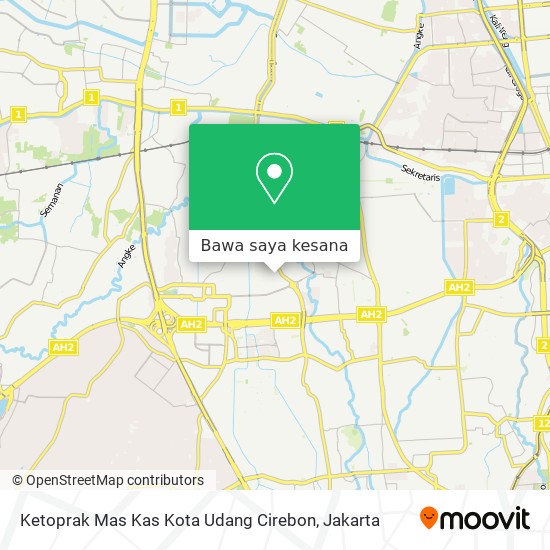 Peta Ketoprak Mas Kas Kota Udang Cirebon