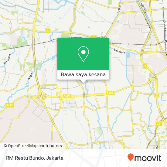Peta RM Restu Bundo, Jalan Puri Kembangan Kembangan Jakarta 11610
