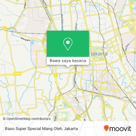 Peta Baso Super Special Mang Oleh, Jalan Kota Bambu Utara 1 Palmerah Jakarta 11420