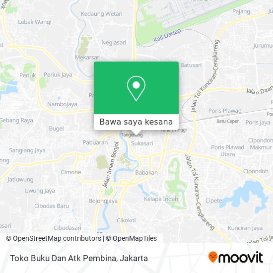 Peta Toko Buku Dan Atk Pembina