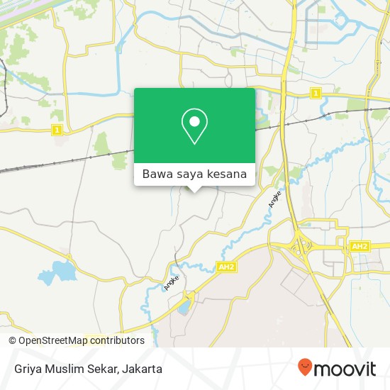 Peta Griya Muslim Sekar, Cengkareng Jakarta 11750