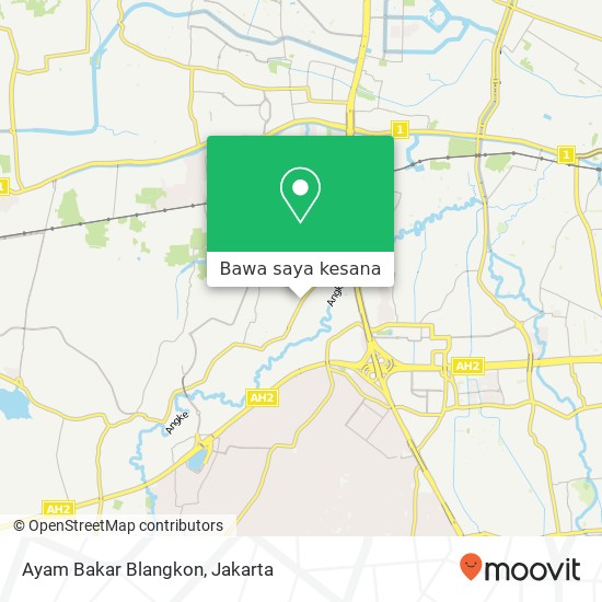 Peta Ayam Bakar Blangkon, Cengkareng Jakarta Barat 11750