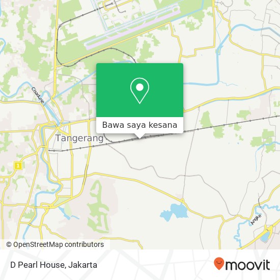 Peta D Pearl House, Cipondoh Tangerang