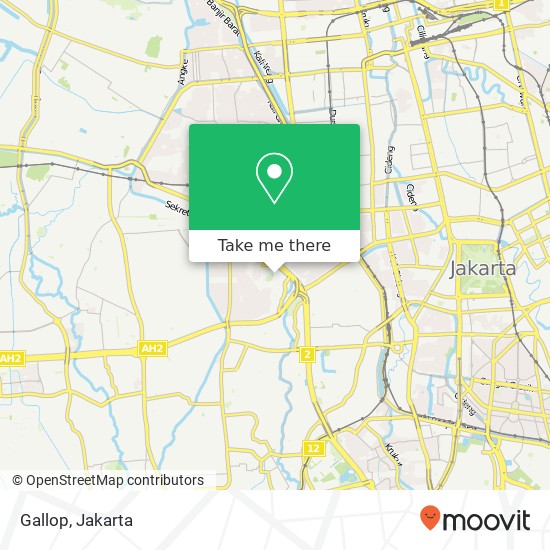 Peta Gallop, Grogol Petamburan Jakarta Barat 11470