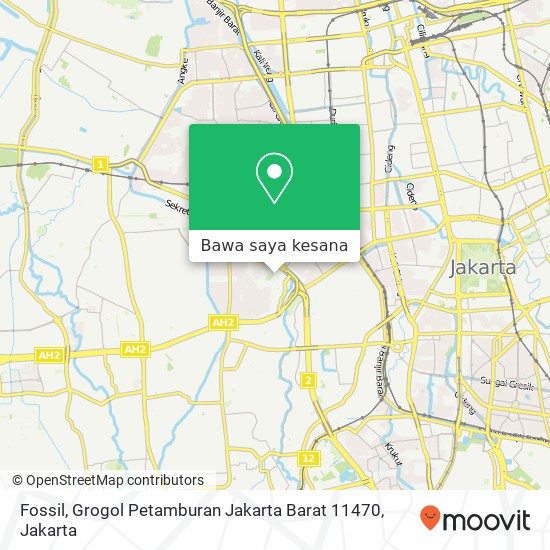 Peta Fossil, Grogol Petamburan Jakarta Barat 11470