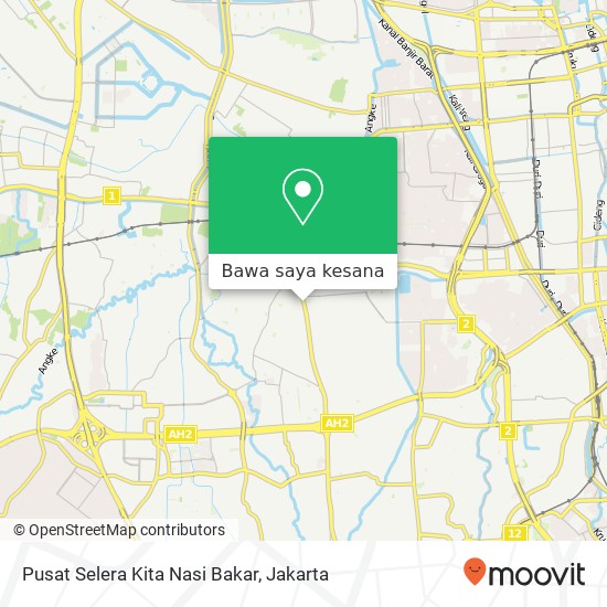 Peta Pusat Selera Kita Nasi Bakar, Jalan Panjang Kebon Jeruk Jakarta Barat 11520