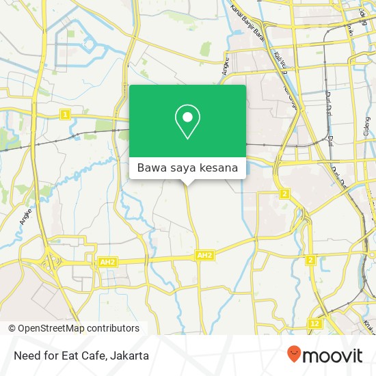 Peta Need for Eat Cafe, Jalan Surya Wijaya 8 Kebon Jeruk Jakarta Barat 11520