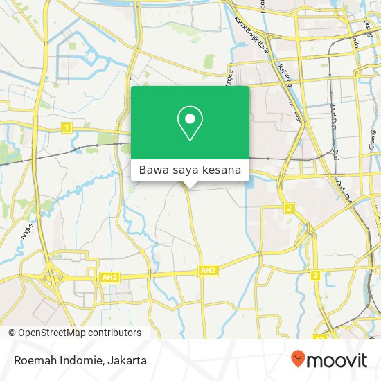 Peta Roemah Indomie, Jalan Surya Wijaya Kebon Jeruk Jakarta Barat 11520