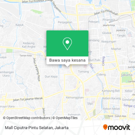 Peta Mall Ciputra-Pintu Selatan