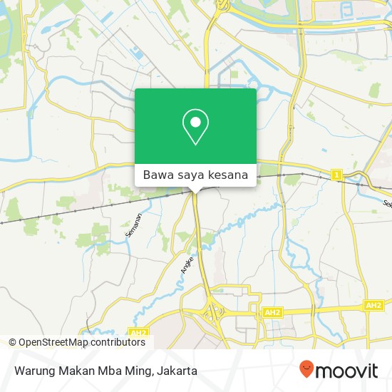 Peta Warung Makan Mba Ming, Jalan Lingkar Luar Cengkareng Jakarta 11740