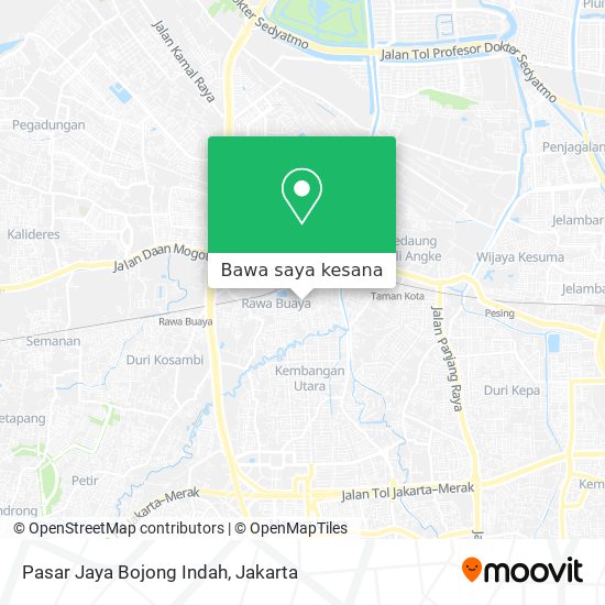 Peta Pasar Jaya Bojong Indah