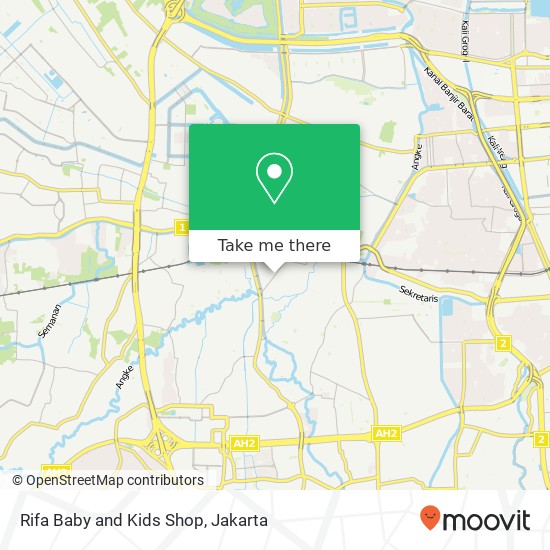 Peta Rifa Baby and Kids Shop, Jalan Basmol Kembangan Jakarta 11610